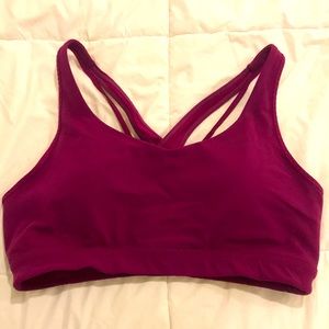 Athleta Strappy Sports Bra- Large